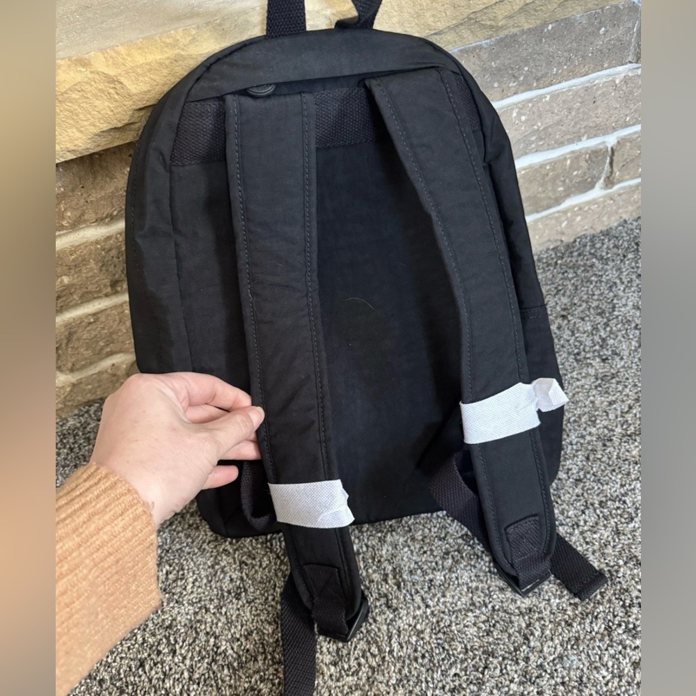 NWT Small Kipling Backpack with Monkey Charm Blac… - image 3